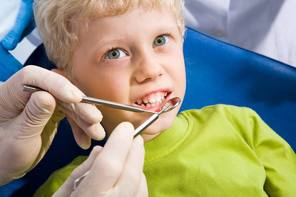 Happy Child At Dentist